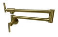 2023 Brushed Gold Kitchen tap Wall Mounted Pot Filler Single Cold Water inlet V549-GOLDPOTNEW