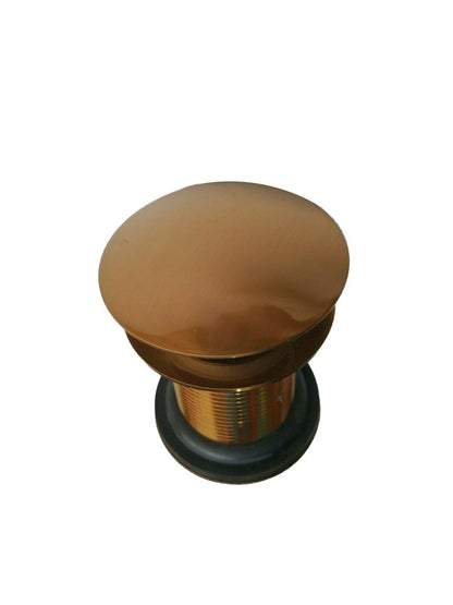 2021 new brushed Nickel Brushed stainless steel Pop Up Waste Plug 40 mm NO Overflow V549-POPNICKEL
