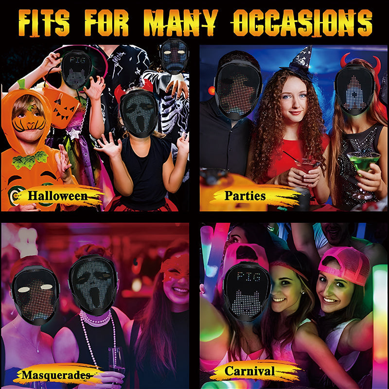 Rechargeable LED Face Mask V558-GP-LEDM-01