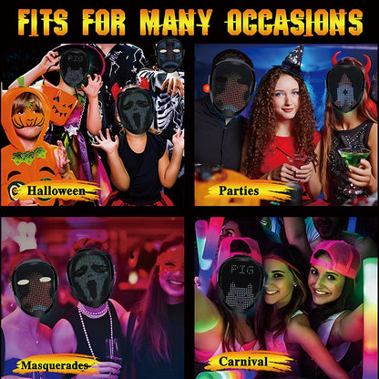 Rechargeable LED Face Mask V558-GP-LEDM-01