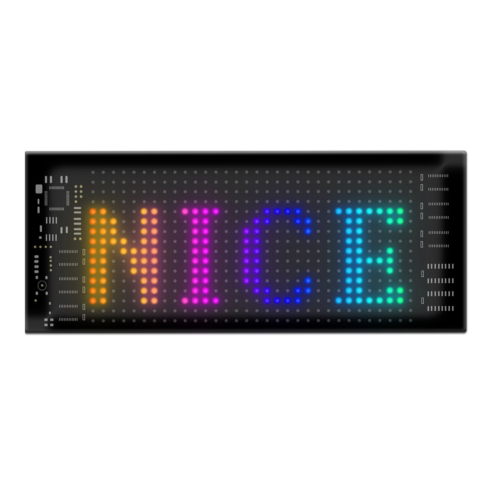 Programmable LED Matrix Panel Flexible Screen IP65 with APP Control 70*173mm V558-GP-LEDS-01