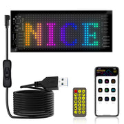 Programmable LED Matrix Panel Flexible Screen IP65 with APP Control 70*173mm V558-GP-LEDS-01