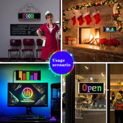 Programmable LED Matrix Panel Flexible Screen IP65 with APP Control 70*173mm V558-GP-LEDS-01