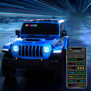 Programmable LED Matrix Panel Flexible Screen IP65 with APP Control 70*173mm V558-GP-LEDS-01