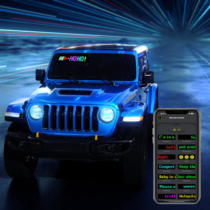 Programmable LED Matrix Panel Flexible Screen IP65 with APP Control 70*173mm V558-GP-LEDS-01