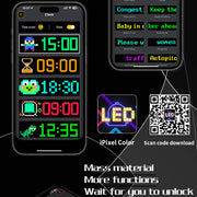 Programmable LED Matrix Panel Flexible Screen IP65 with APP Control 70*173mm V558-GP-LEDS-01