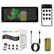 Programmable LED Matrix Panel Flexible Screen IP65 with APP Control 70*173mm V558-GP-LEDS-01