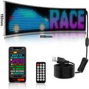 Programmable LED Matrix Panel Flexible Screen IP65 with APP Control 192*898mm V558-GP-LEDS-03