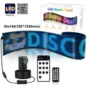 Programmable LED Matrix Panel Flexible Screen IP65 with APP Control 192*1330mm V558-GP-LEDS-04