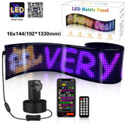 Programmable LED Matrix Panel Flexible Screen IP65 with APP Control 192*1330mm V558-GP-LEDS-04