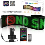 Programmable LED Matrix Panel Flexible Screen IP65 with APP Control 192*1330mm V558-GP-LEDS-04