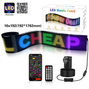 Programmable LED Matrix Panel Flexible Screen IP65 with APP Control 192*1762mm V558-GP-LEDS-05