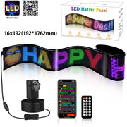 Programmable LED Matrix Panel Flexible Screen IP65 with APP Control 192*1762mm V558-GP-LEDS-05