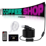 Programmable LED Matrix Panel Flexible Screen IP65 with APP Control 192*1762mm V558-GP-LEDS-05