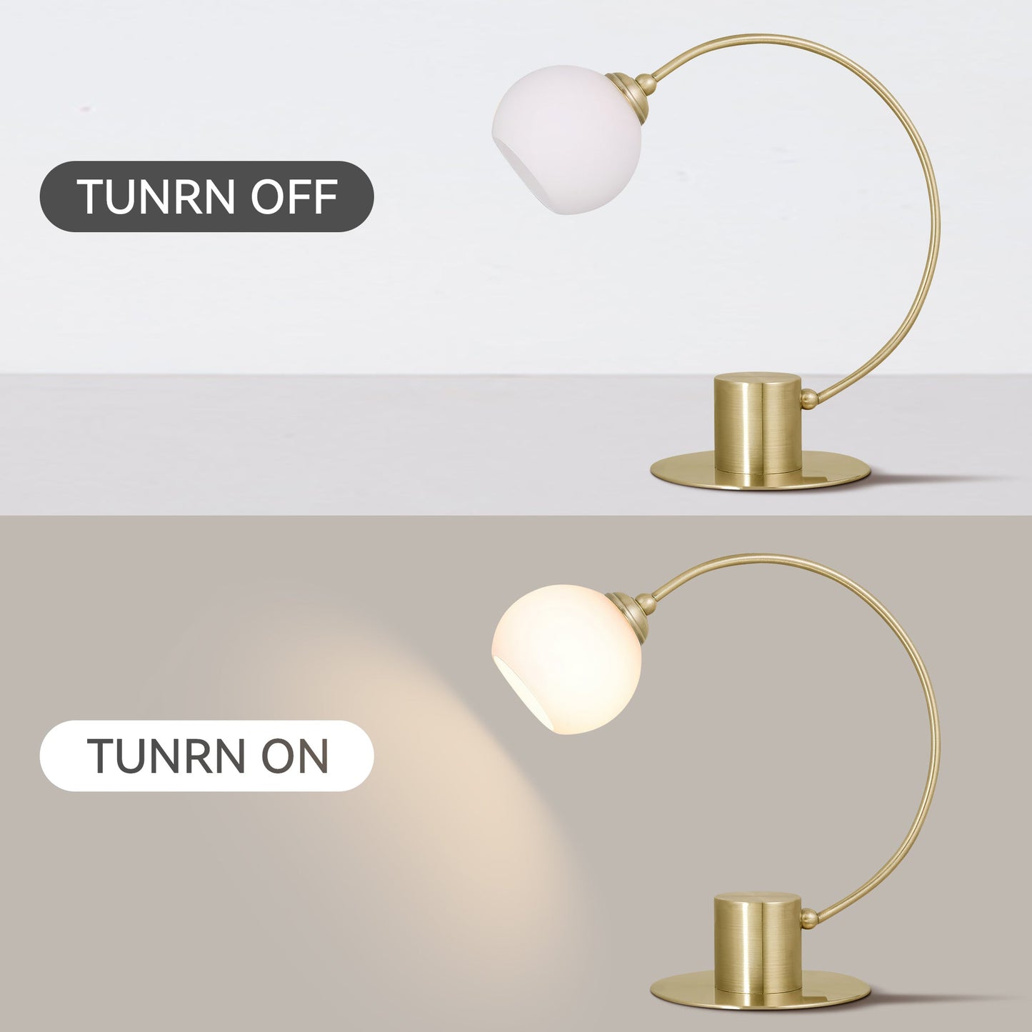 Penelope Touch Table Lamp - Antique Brass V558-LL-09-0241AB
