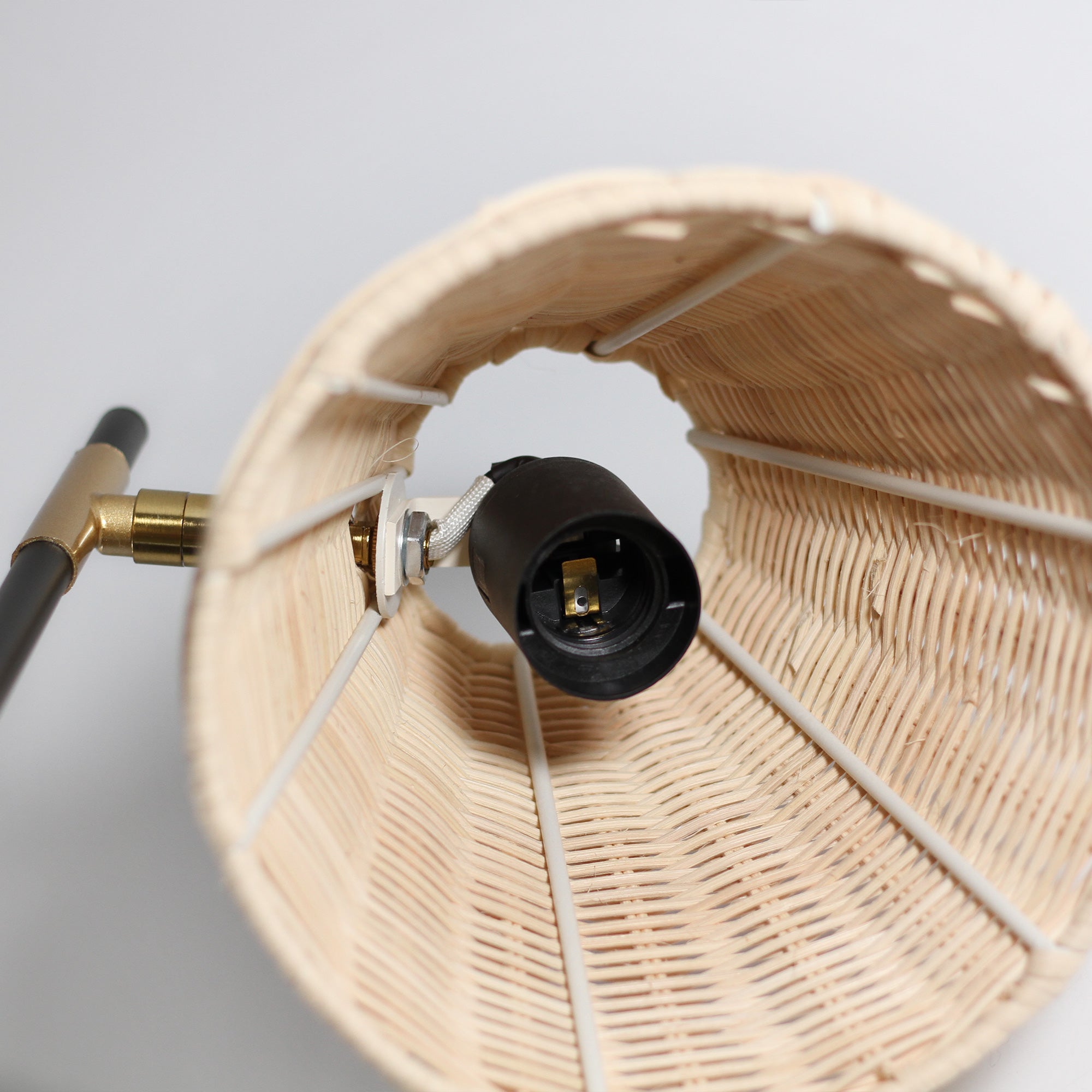 Yvette Rattan Table Lamp V558-LL-27-0189