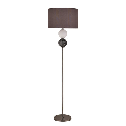 Murano Floor Lamp - Brass/Pewter V558-LL-27-0206PT