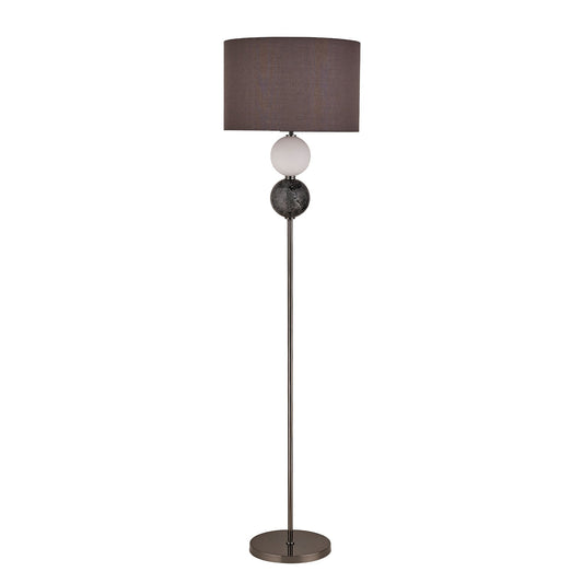 Murano Floor Lamp - Brass/Pewter V558-LL-27-0206PT