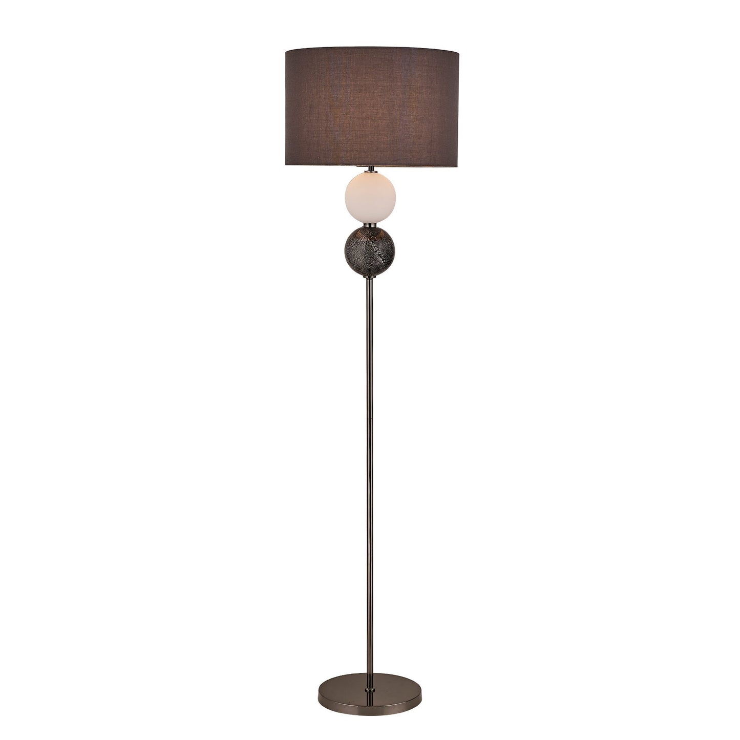 Murano Floor Lamp - Brass/Pewter V558-LL-27-0206PT