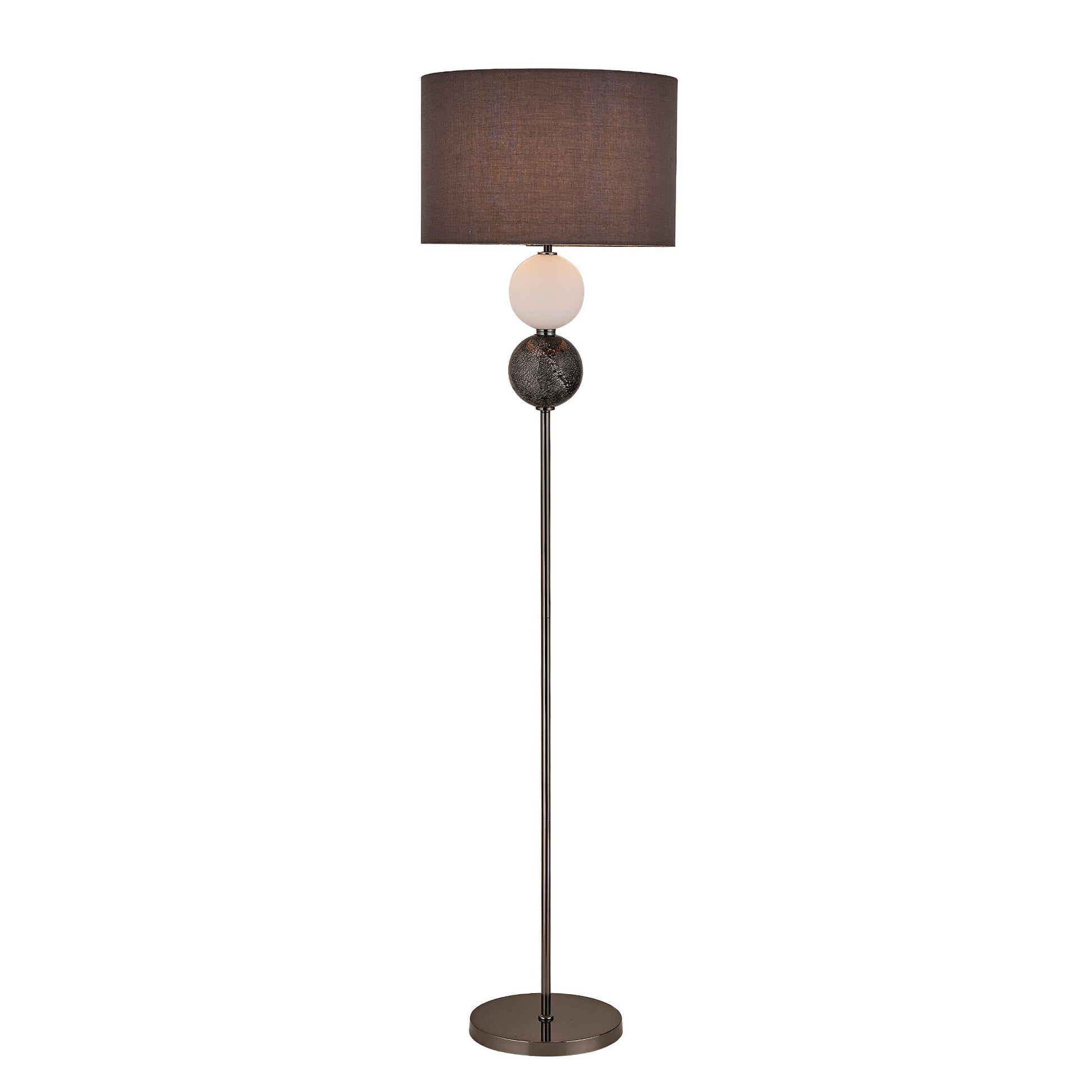 Murano Floor Lamp - Brass/Pewter V558-LL-27-0206PT