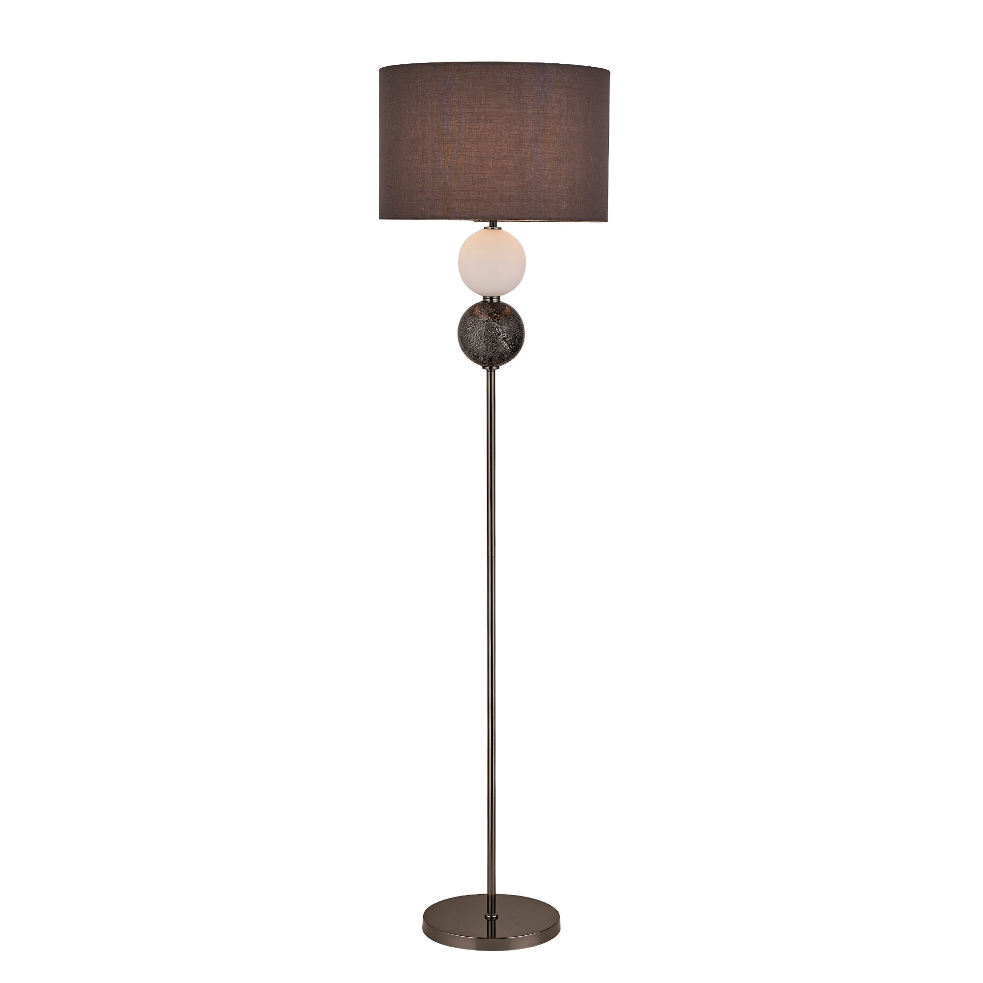 Murano Floor Lamp - Brass/Pewter V558-LL-27-0206PT