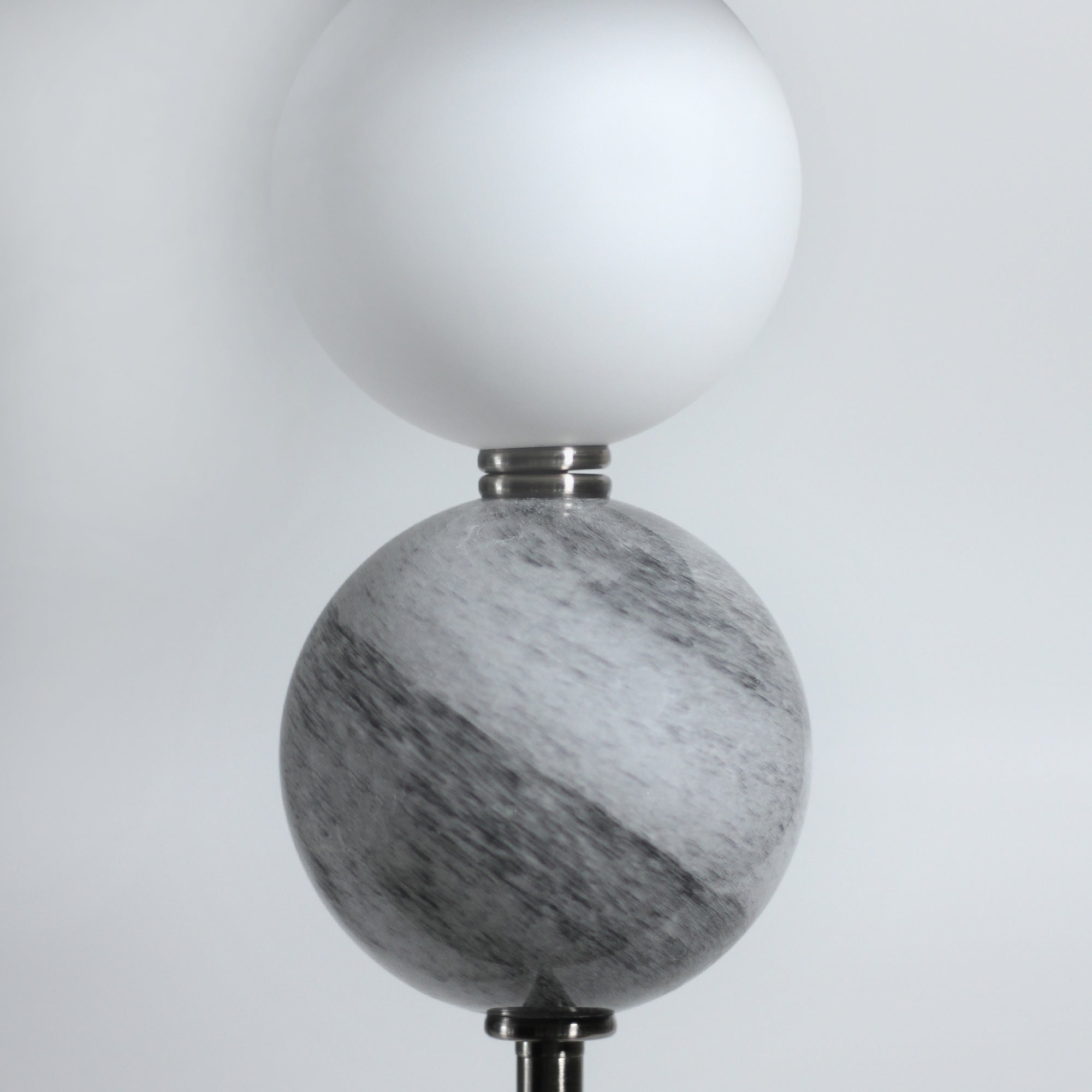 Murano Floor Lamp - Brass/Pewter V558-LL-27-0206PT