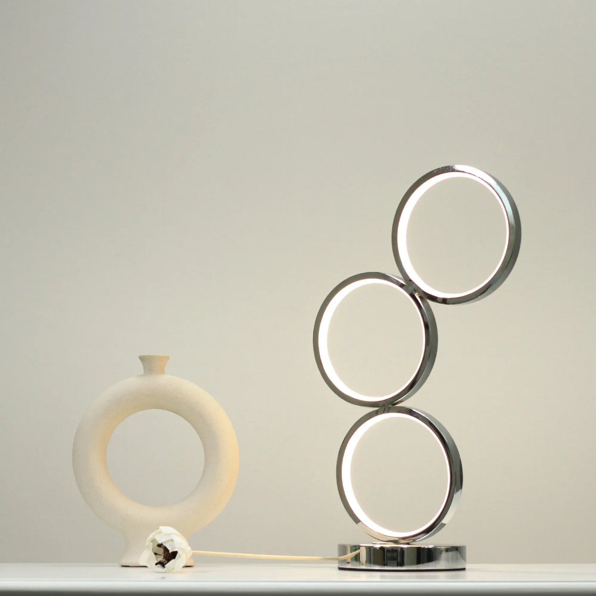 Iva LED Touch Table Lamp - Chrome V558-LL-LED-04CH