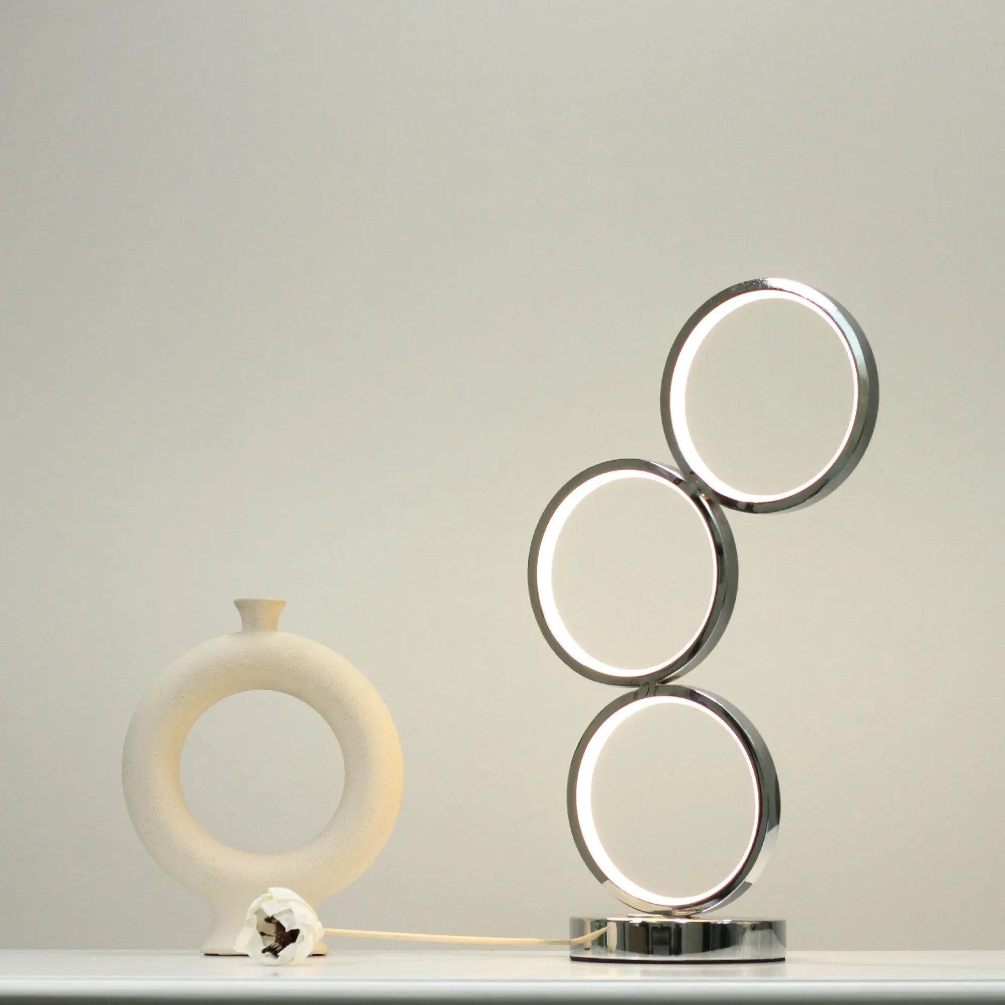 Iva LED Touch Table Lamp - Chrome V558-LL-LED-04CH