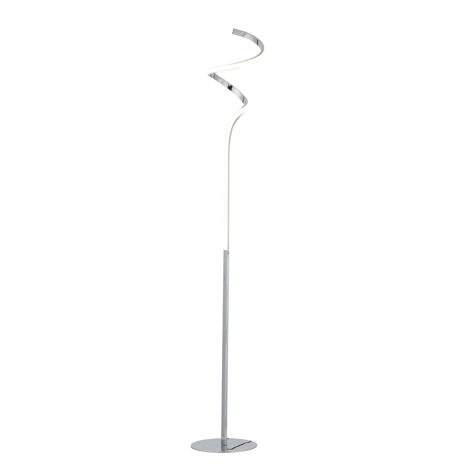Chipper LED Floor Lamp - Chrome V558-LL-LED-12C