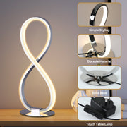 Infinite LED Table Lamp - Chrome V558-LL-LED-19C