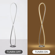 Infinite LED Floor Lamp - Chrome V558-LL-LED-20C