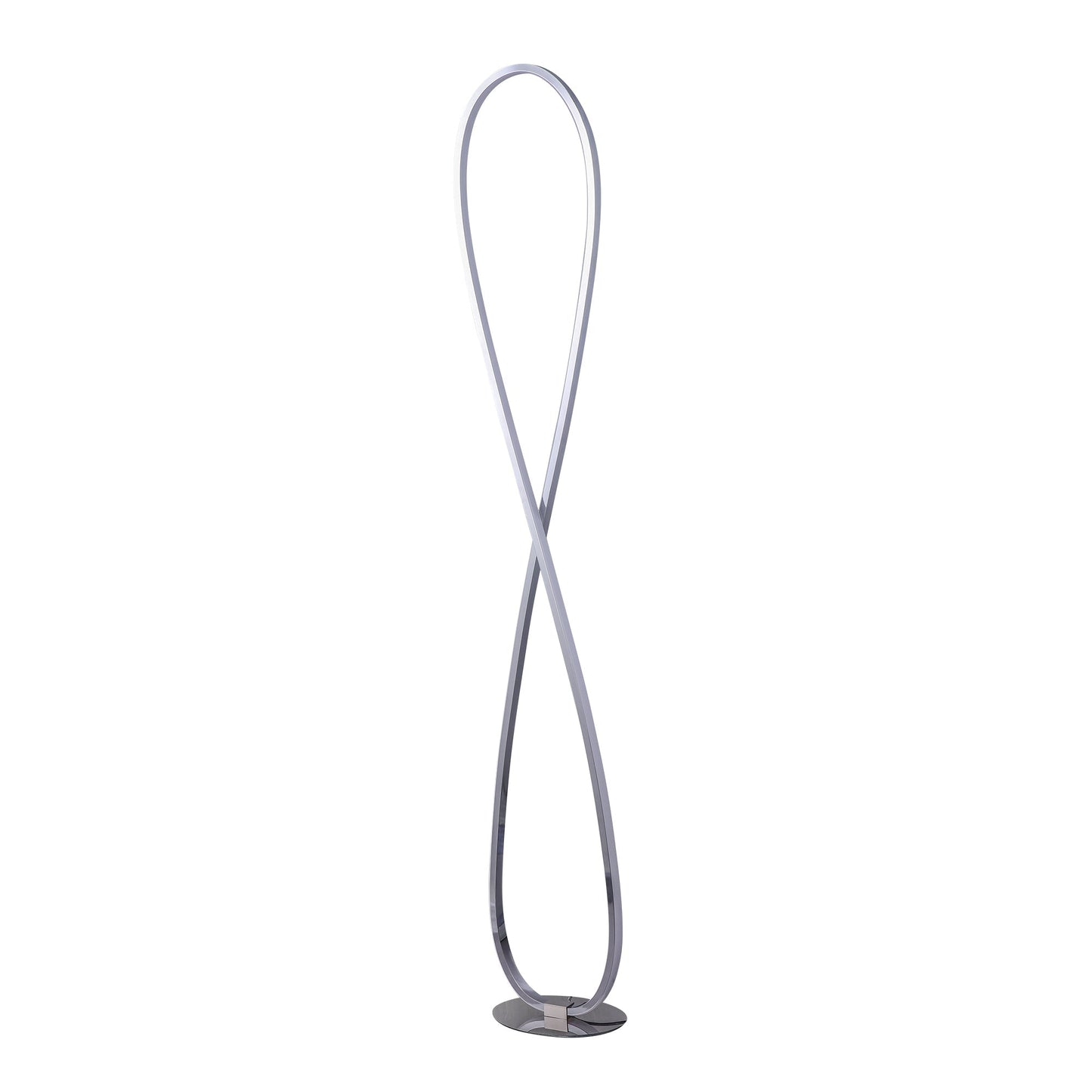 Infinite LED Floor Lamp - Chrome V558-LL-LED-20C