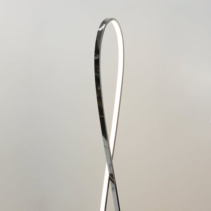 Infinite LED Floor Lamp - Chrome V558-LL-LED-20C