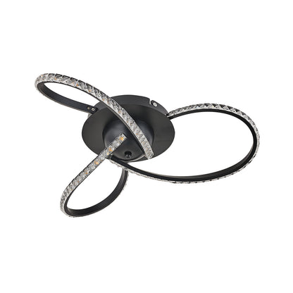 Irie Dimmable 3 Lights LED Ceiling Light - Black V558-LL002CL011B