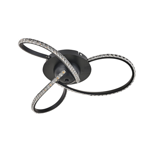 Irie Dimmable 3 Lights LED Ceiling Light - Black V558-LL002CL011B