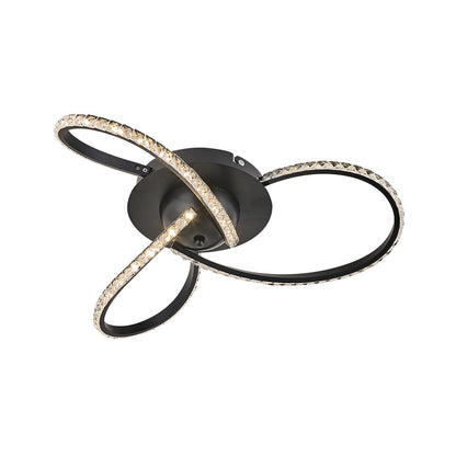 Irie Dimmable 3 Lights LED Ceiling Light - Black V558-LL002CL011B