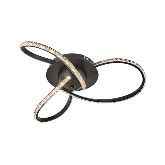 Irie Dimmable 3 Lights LED Ceiling Light - Black V558-LL002CL011B
