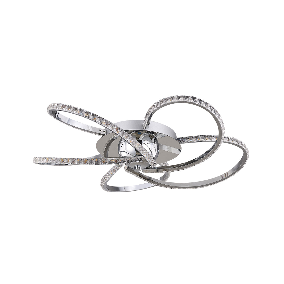 Irie Dimmable 5 Lights LED Ceiling Light - Chrome V558-LL002CL012CH
