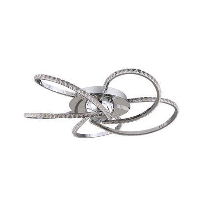 Irie Dimmable 5 Lights LED Ceiling Light - Chrome V558-LL002CL012CH