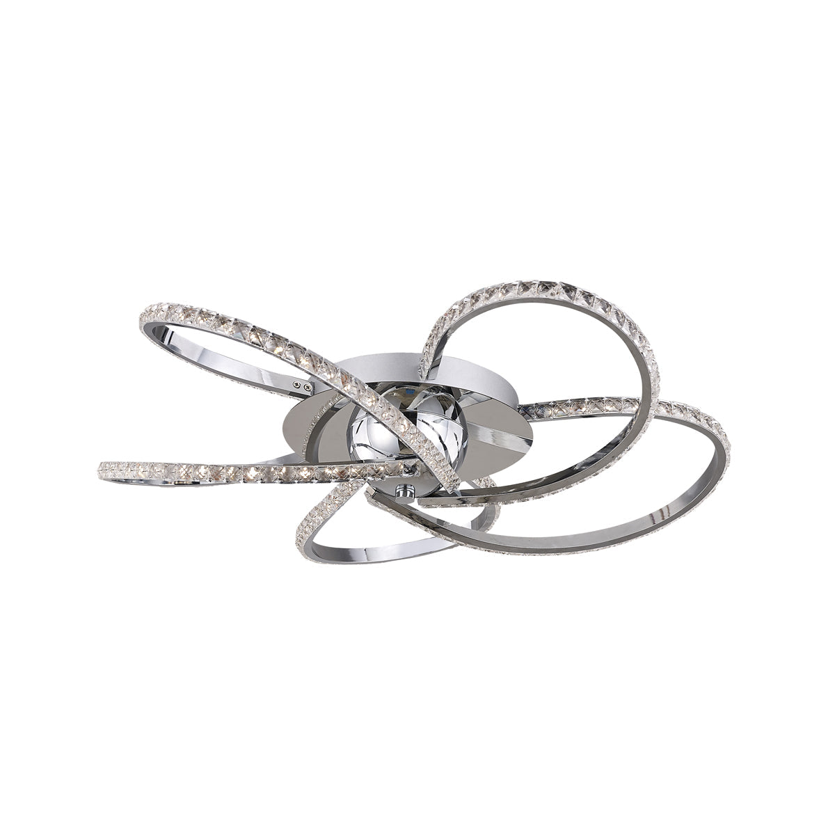 Irie Dimmable 5 Lights LED Ceiling Light - Chrome V558-LL002CL012CH