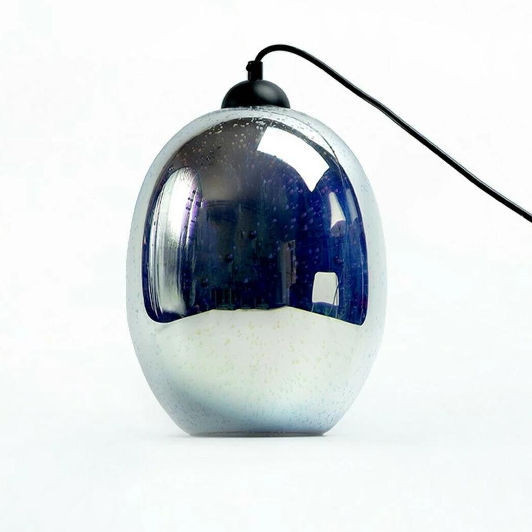Moravian Glass Oval Pendant Light - Copper V558-LL002PL026CP