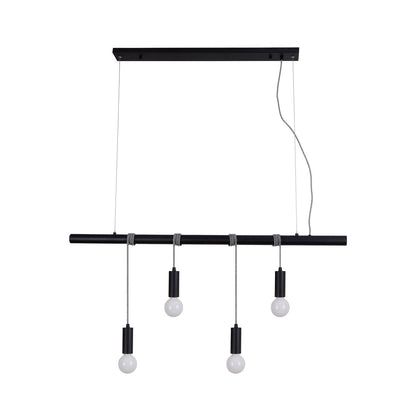 Bikkel 4 Lights Pendant Light - Black V558-LL002PL071B