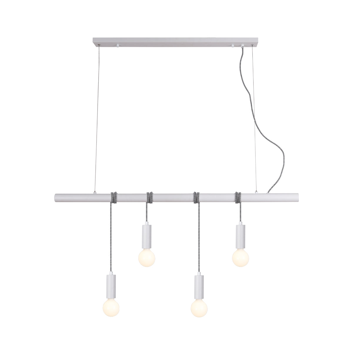 Bikkel 4 Lights Pendant Light - White V558-LL002PL071W