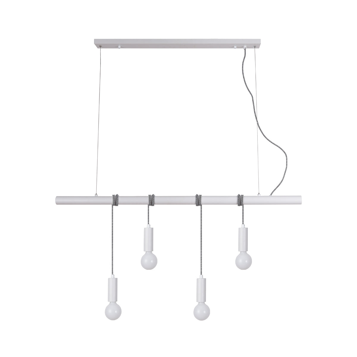 Bikkel 4 Lights Pendant Light - White V558-LL002PL071W