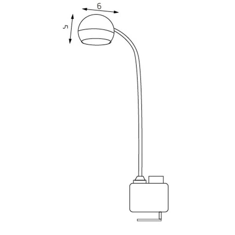 Inbuilt LED Multi-Functional Desk Lamp V558-LL003TL002