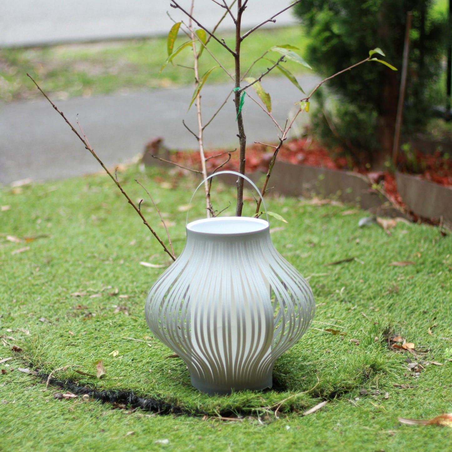 LED Retractable Lantern - Grey V558-LL0513GR
