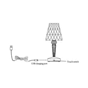 Eugenia Touch Table Lamp V558-LO-0009