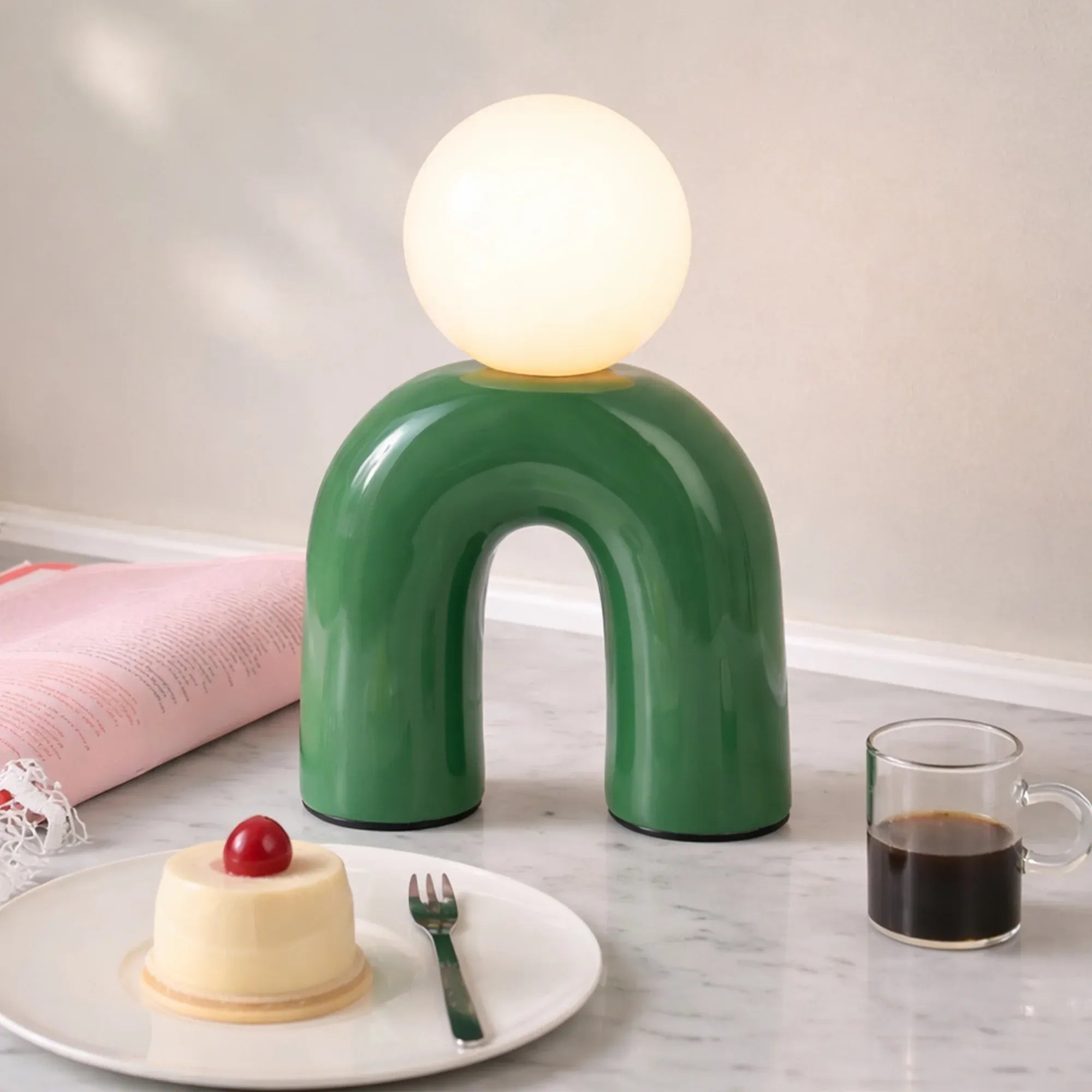 Mila Table Lamp - Green V558-LO-0013G