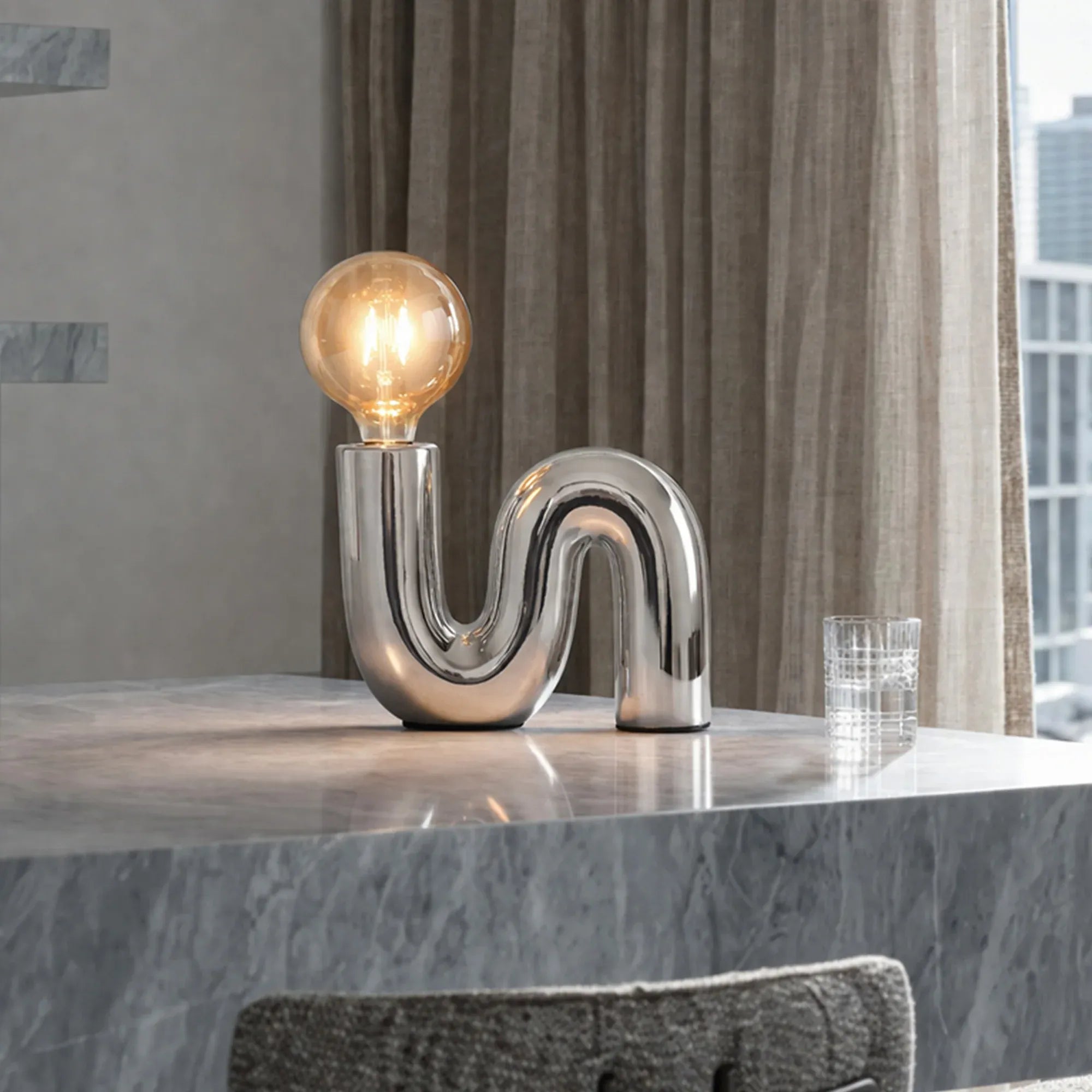 Millie Table Lamp - Chrome V558-LO-0014C