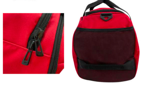 48 Litre FIB Sports Duffle Bag Duffel Gym Canvas Travel Foldable - Red V563-00023N-RED